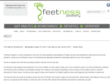 Tablet Screenshot of feetnesspodiatry.com